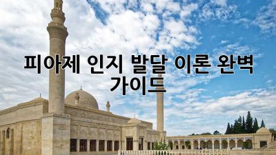 피아제 인지 발달 이론 완벽 가이드